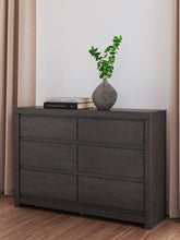 Prime Furniture - Ashley Furniture - Fraluna Bedroom - King Panel Bed / Charcoal - PCB3370B8